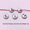 Tibetan Silver Flower Spacer Beads - 100pcs DIY Jewelry Accessories for Bracelets & Necklaces
