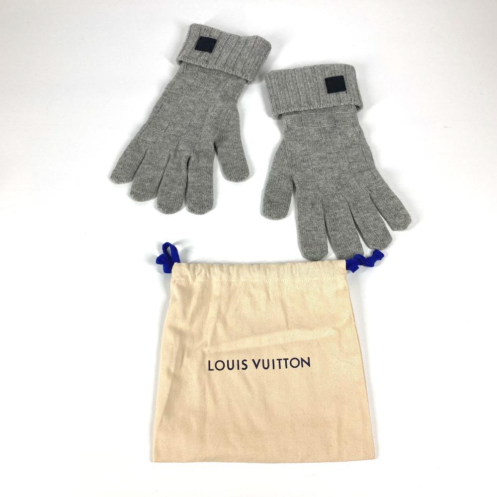 Louis Vuitton M72679 Gonhelshinki Gloves Cashmere gray