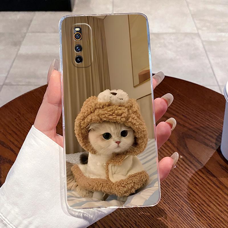 Casing For Vivo IQOO Neo 3 / IQOO Z1 Shells Clear Silicone Jelly Soft TPU Back Cover Case Cute Rabbit Cat Dinasaur Phone Case