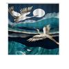 ZHL22Exquisite Crane Flight Shower Curtain Set Modern Bathroom Decor in Teal Blue Fabric for Home Decoration Ready to Ship f2Ol%
