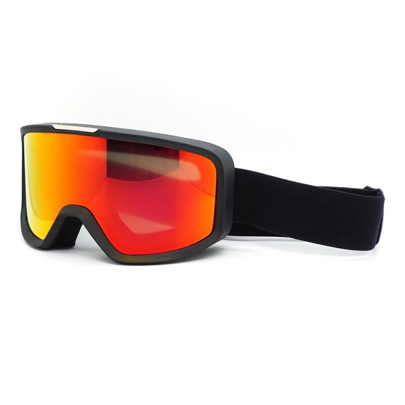 Dual-Layer Anti-Fog Ski Goggles With Prescription Lens Slot Adults Windproof Waterproof Sandproof Outdoor Sports Eyewear