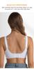 Seamless Wire-Free Push-Up Bra: Women's Criss-Cross Mesh, Side Support, Anti-Sagging, Thin, Plus Size, Ideal for Small Busts
