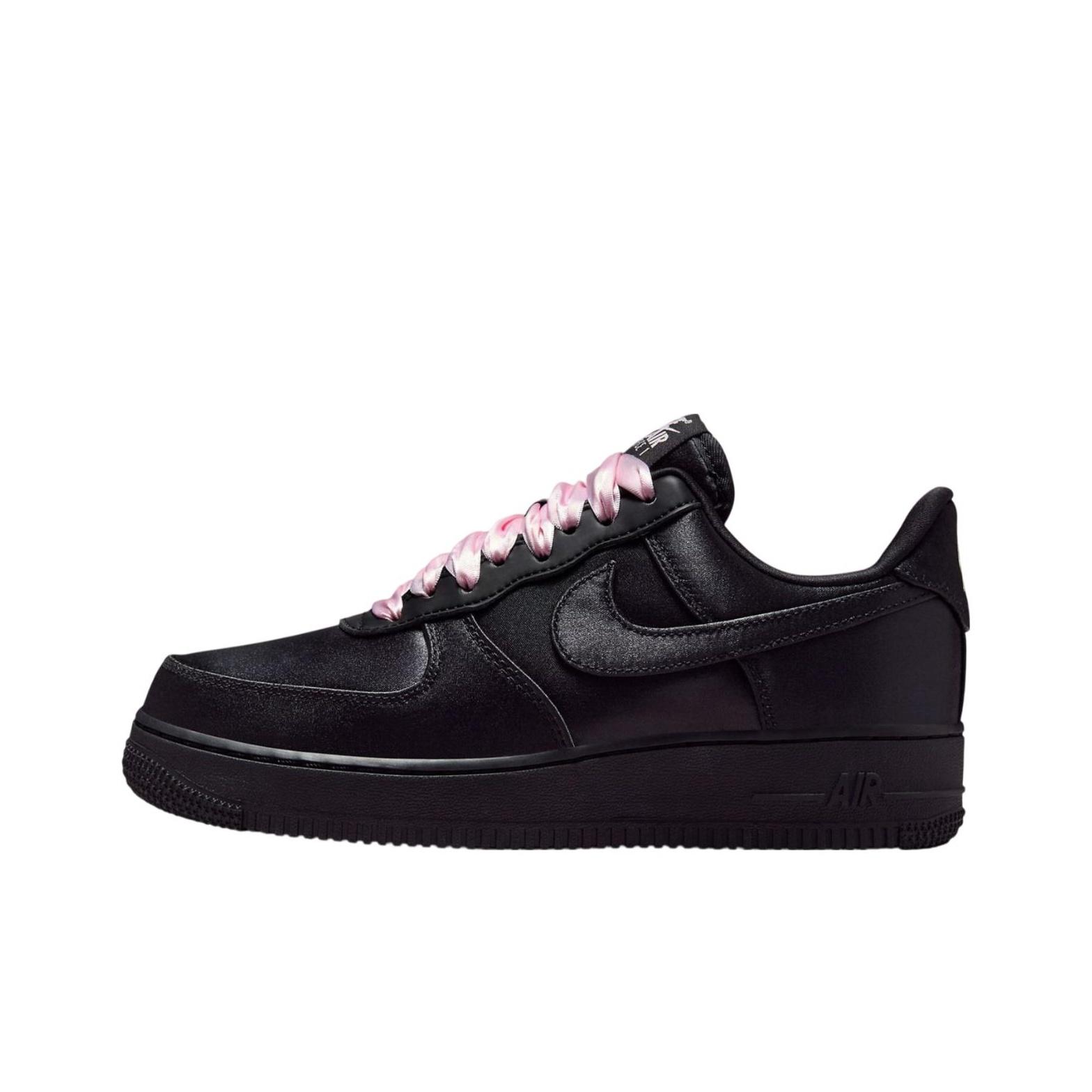 Nike  Air Force 1 Low Black Satin Damen Sneaker IH2034-010 38.5