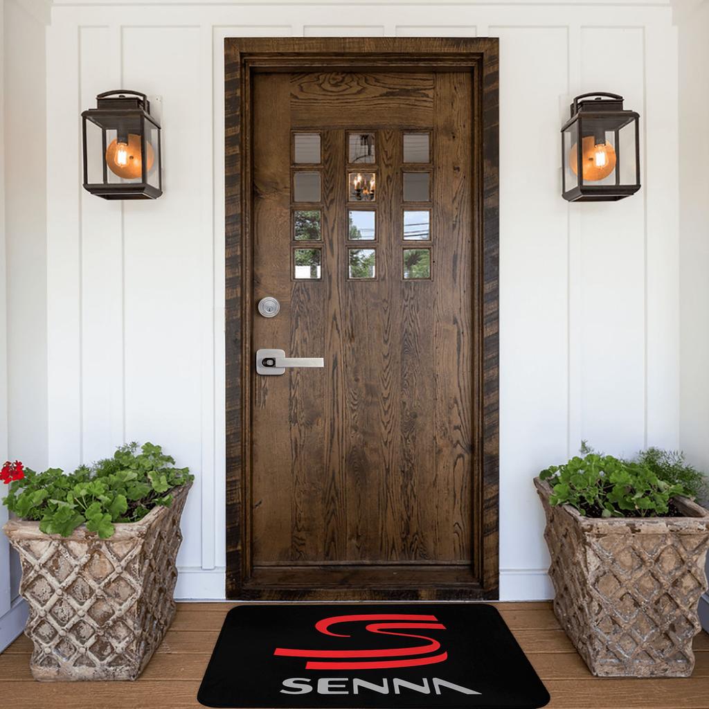 Racing Ayrton Senna Door Floor Bath Kitchen Mat Anti-Slip Outdoor  Doormat Living Room Entrance Rug Carpet Footpad