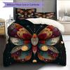 Moon Butterfly  Pattern Bedding Quilt Set Quilt Cover Pillowcase Home Decoration  Gift (1 * duvet cover + 2 * pillowcase, without core)