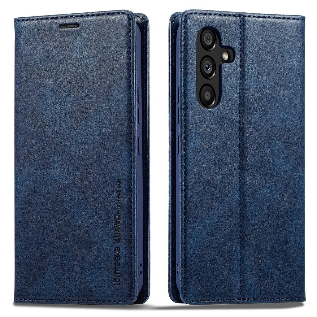 LC.IMEEKE For Samsung Galaxy A54 5G PU Leather RFID Blocking Phone Case Wallet Stand Cover
