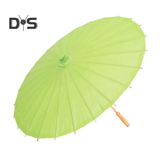 20/30/40/60/85CM Colorful Paper Umbrella Chinese Style DIY Crafts Decorative Oil-paper Painting Umbrella Bamboo Handle Oriental Parasol Party Favors