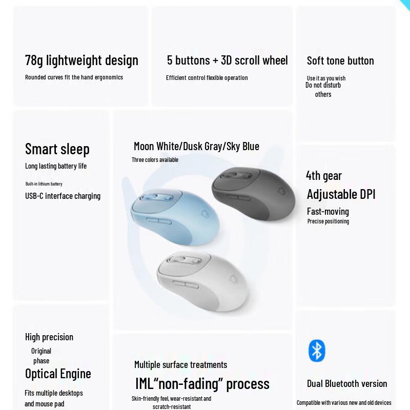 Lenovo Xiaoxin Bluetooth Mouse Plus
