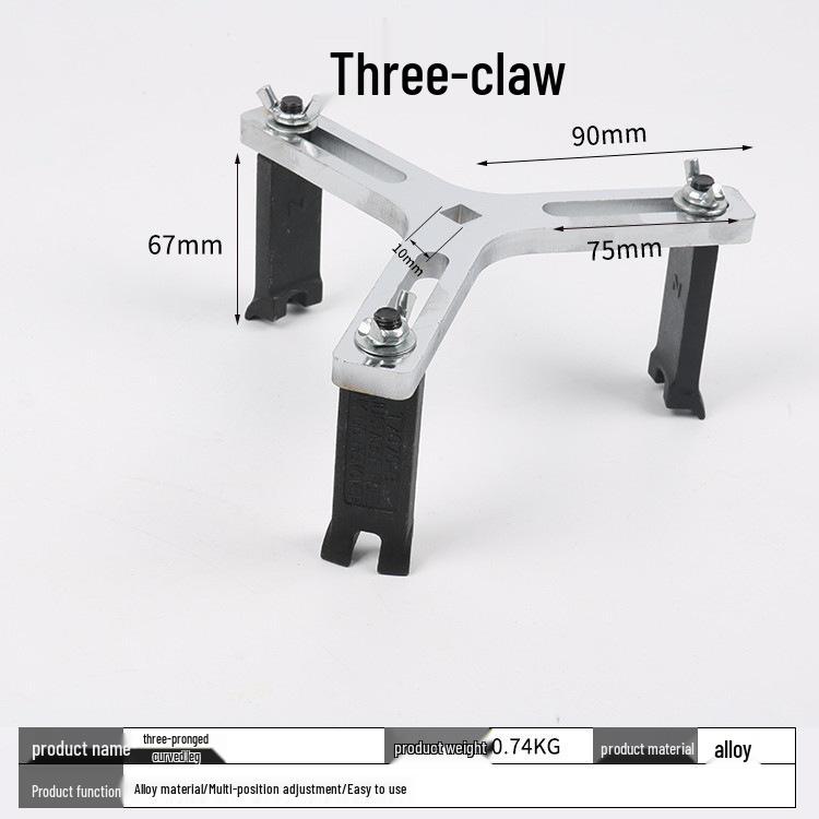 Adjustable Universal Gasoline Fuel Tank Cap Wrench - Three & Four Jaw
