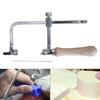 Piła do obróbki drewna, wielofunkcyjne regulowane piły ręczne, DIY U Shaped Bow Hacksaw Hand Garden Tool Metal Loaf String Cutter Saw z 2 ostrzami