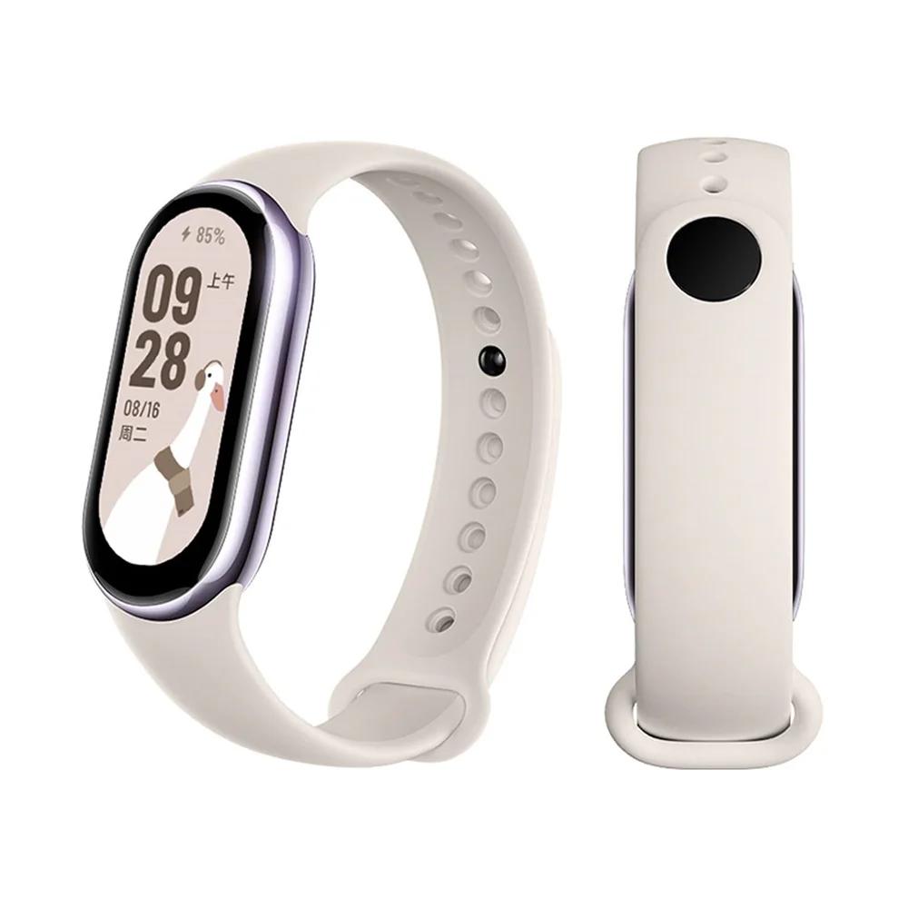 Sport Silicone Strap For Xiaomi Mi band 8-8 NFC Belt Replacement miband8 Bracelet waterproof smart band 8 watchband Accessories