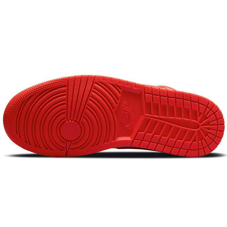 Air Jordan 1 Mid Habanero Røde Joggesko for kvinner Oransje Hvit BQ6472-116