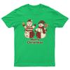 Merry Christmas SnowUnisex Festive TShirt Unisex Gift Retro Seasonal Funny Xmas