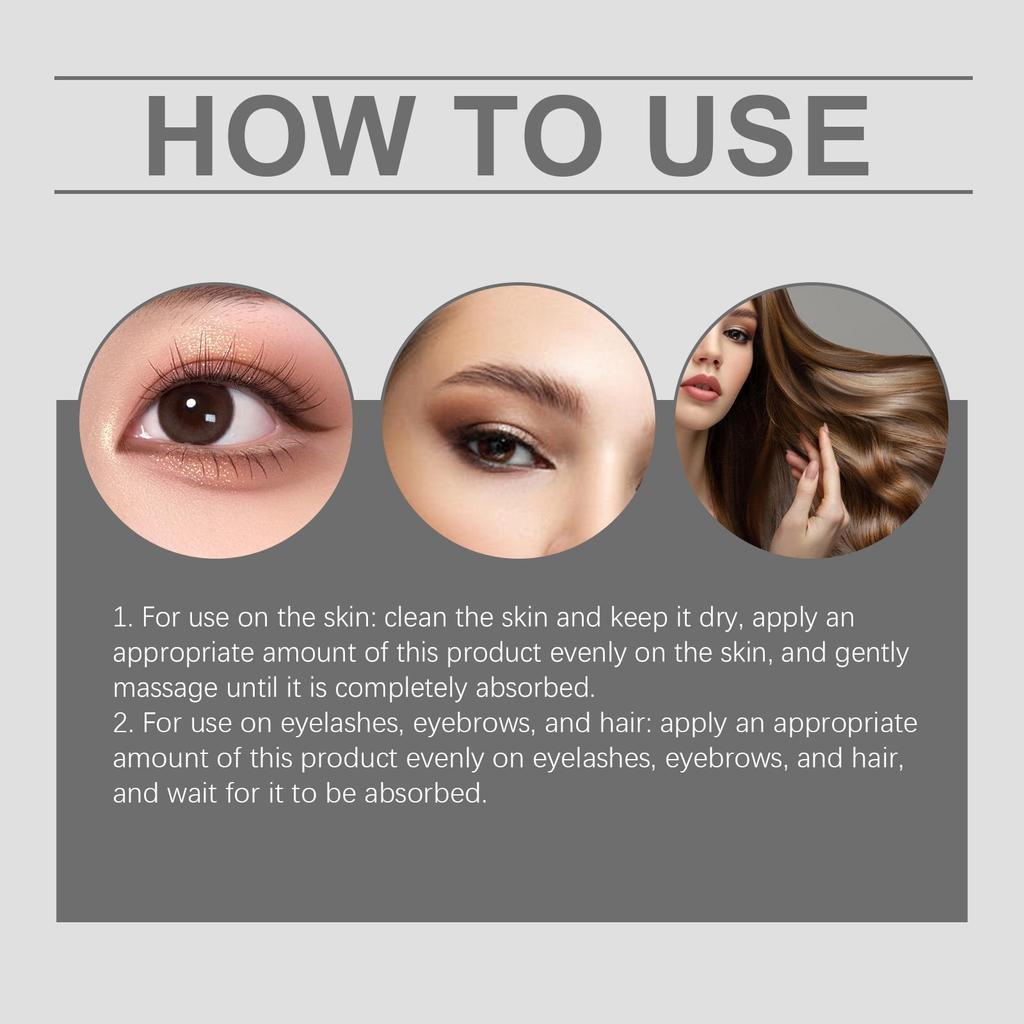 West Month Castor Oil Care Essential Oil Moisturizing & Nourishing Care for Eyelashes, Eyebrows, Hair, and Skin Suitable for Whole Body Use 100ml