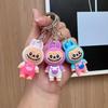 Cartoon Labubu Little Lamb 3D Doll Keychain - Cute Boy Schoolbag Ornament Gift