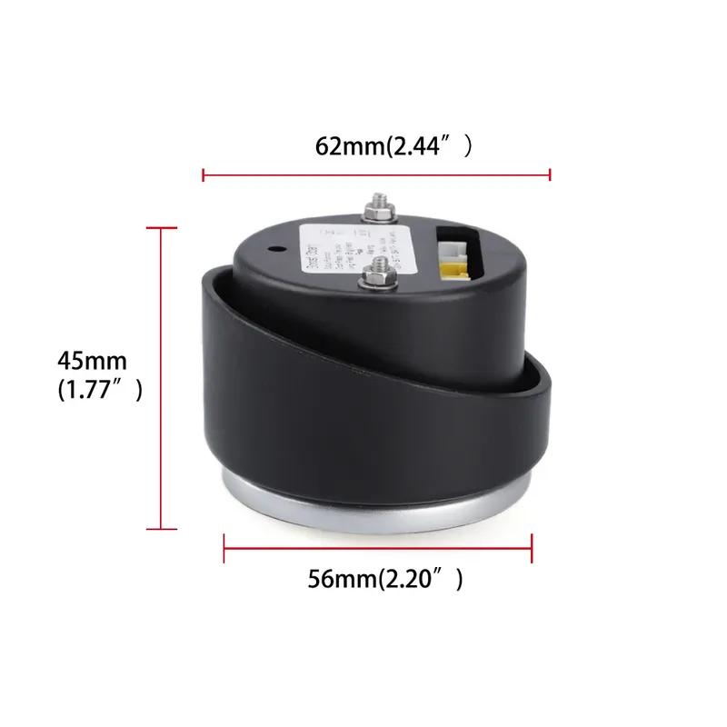 2" 52mm 12v/24v Universal Car Auto 40-120 Celsius Digital Water Temperature Gauge Racing Water Temp Meter With Sensor