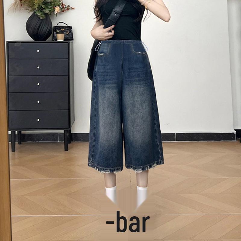 Women s Summer Maternity Denim Shorts - Slimming, Adjustable, Loose Fit, Plus Size, Wide Leg, Lightweight Large