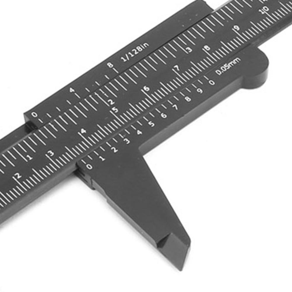 Plastic Vernier Caliper 150mm Length Sliding Gauge Ruler Double Scale Measuring Tool For Students