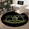 1PC Round Rug Ever-ton Football Club Crest Printed Round Area Rug ,Rug For Home Office, Round Chair Rug, Decor Carpet, Fan Gifts Christmas Gift
