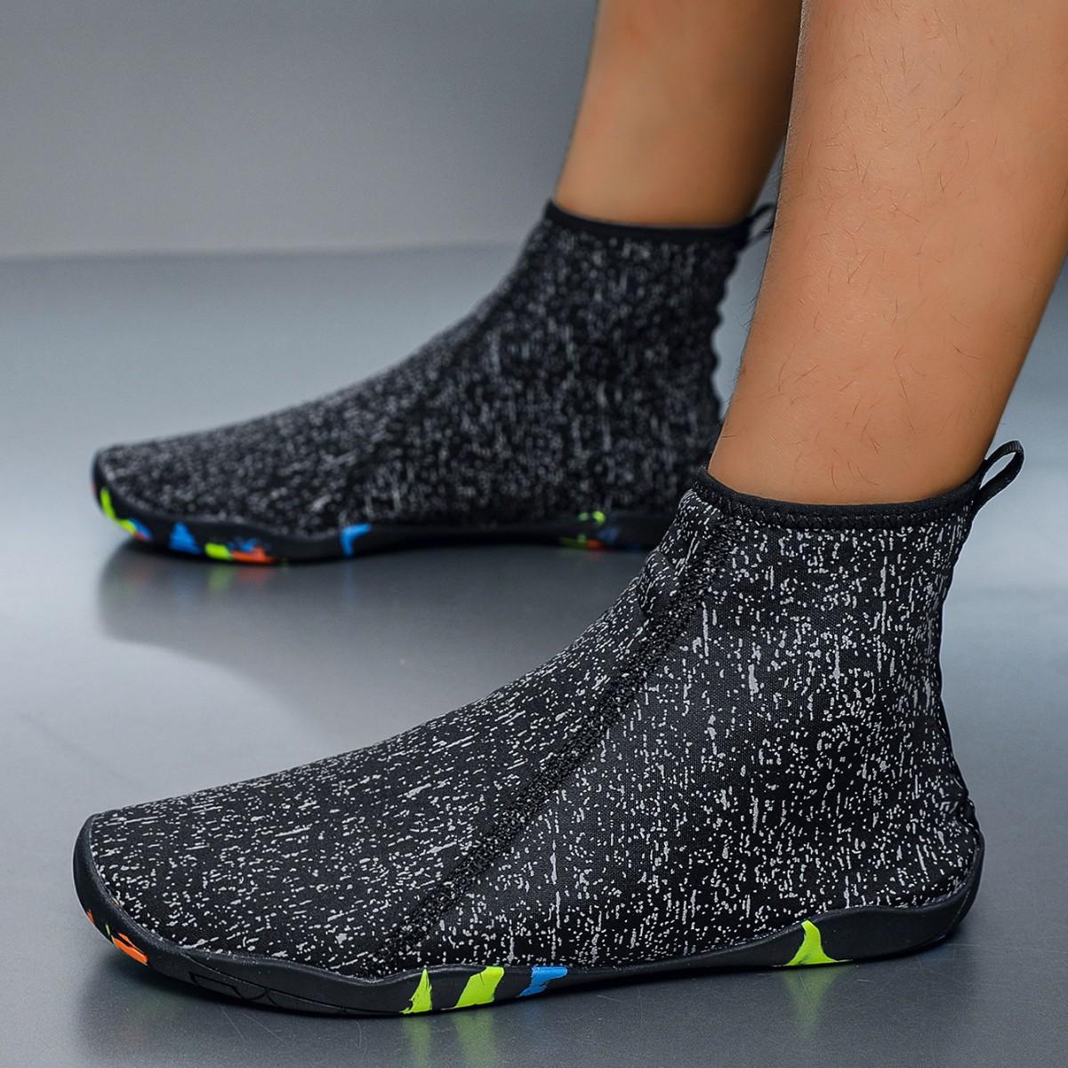 

Chenma factory direct sales men s and women s high-top adult outdoor barefoot creek walking shoes single net non-slip quick-drying beach shoes 46 чёрный