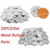 10Pcs New 44mm/58mm Badge Maker Parts Round Metal Hand Press Badge DIY Materials Metal Button Parts Pin Badge Creation