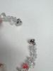 Handmade White Crystal Beaded Bracelet 2025 - Elegant Light Luxury Socialite Style