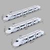 New DIY Simulation High-speed Railway Train Toy Electric Sound and Light Model Train Educational Toys Children's Christmas Gifts