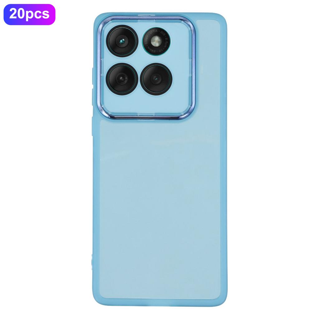 Bulk Purchasing 20Pcs For Motorola Edge 60 Fusion 5G Case Electroplated Camera Frame TPU Phone Cover Precise Cutouts