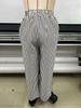 2026 Women's High-Waisted Cross-Color Striped Wide-Leg Pants - New Spring/Autumn Casual Slimming Fit