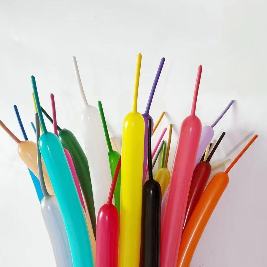 Colorful Magic Balloons for Kids - 260 Long Macaron Shades for Cartoon Decorations and Creative Balloon Art