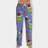 Herren Allover Printed Home Pants Schlafanzughose Lange Hose Pyjamahose Yogahose