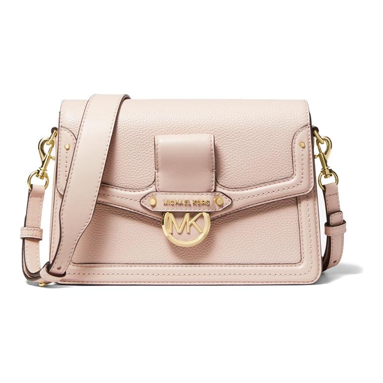 

Michael Kors MK Jessie Letter Logo Flap Solid Commuter Crossbody Bag Women Bags Cherry-Blossom-Pink 30F9GI6L2L-187 Basic Set (Bag+Dust Bag)