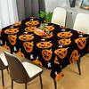Halloween Pumpkin Rectangle Tablecloth for Tables Decor Dining Room Waterproof Wedding Party Table Cloth Halloween Decorations