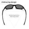 YEZIXIN Polarized Sunglasses UV400 Square Frame Sun Glasses for Men Women Driving Fishing Hiking Cycling Outdoor Eyewear