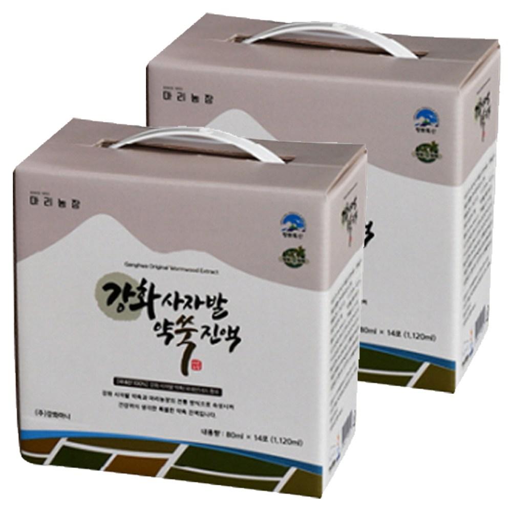 Mari Farm Ganghwa Lion's Paw Medicinal Mugwort Extract Health Juice 1.12L 2 pcs