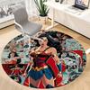1pc Wonder Woman Comic Office Round Area Rug, Under Office Chairs Bedroom Living Room Home Decor, Room Deco, Available In Various Sizes