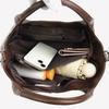 BUKESIYI Sling Shoulder Hand Bag for Women, PU Leather, Brown, JP77379, Crossbody Bag, Pochette, Handbag, Shoulder Bag, Mini Tote
