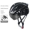 Bicycle Riding Helmet, Color-Changing Magnetic Goggles, Adult Men's and Women's Mountain Bike, Road Bike Safety Helmet, Takeaway Helmet