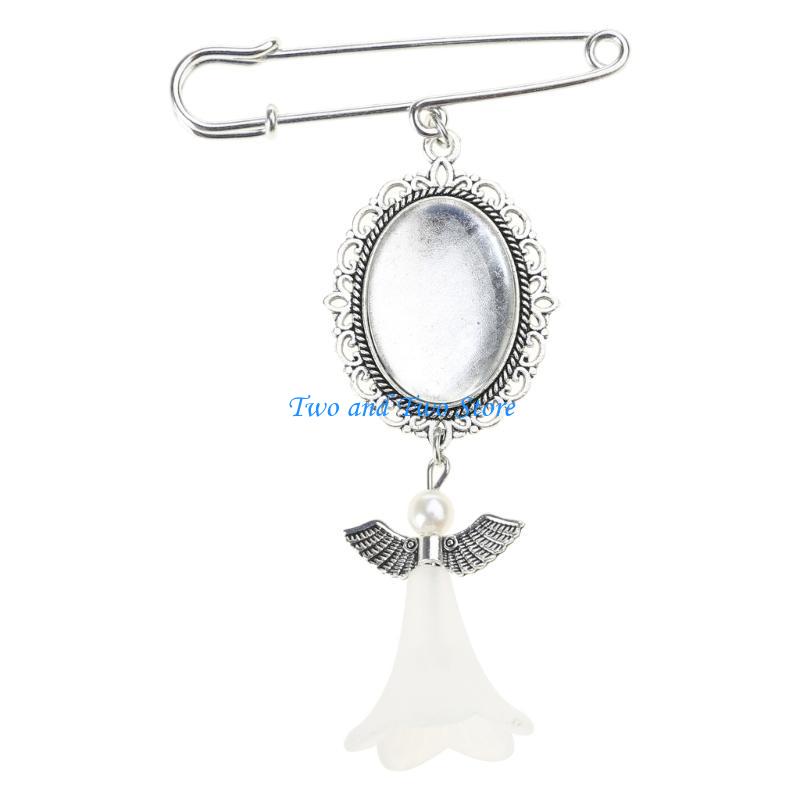 HX6F Wedding Boutonniere Photo Charm Bouquet Pin Lapel Mother of the Bride or Groom
