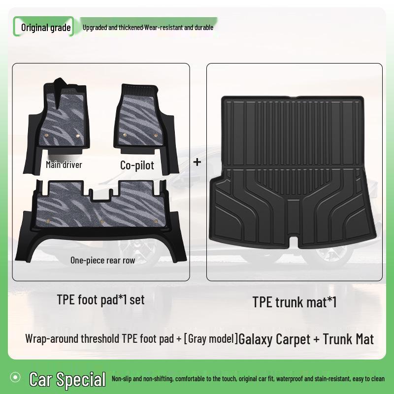 Custom TPE Floor Mats for 2026 Geely Galaxy E5 - Full Coverage and Original Fit Accessories