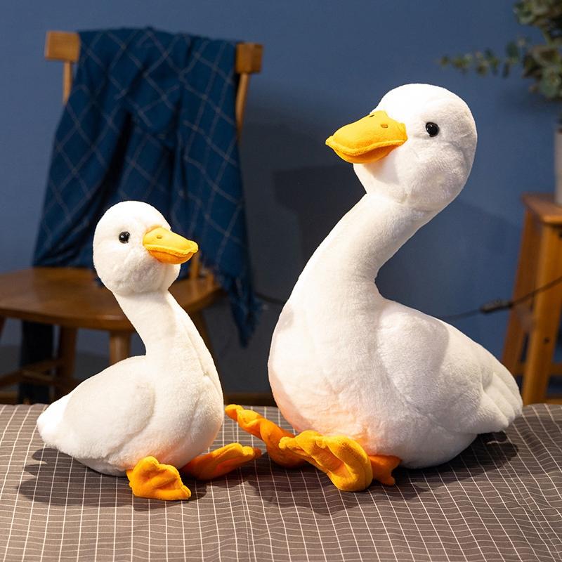 Kawaii Simulatie Zwaan Pluche Speelgoed Zwart En Wit Koppel Zwanen Witte Eend Pluche Speelgoed Huisdecoratie Voor Vriendin Valentijnsdag Cadeau see choose option