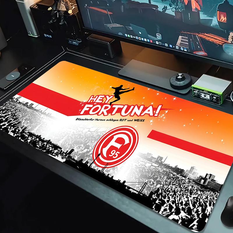 Tappetino per Mouse Colore Fortuna Düsseldorf Grande Cuscino per Tavolo da Gioco Antiscivolo Laptop Tablet Mousepad Grande Tappetino XXL Mini PC Tappetino da Gioco Con bordo bloccato
