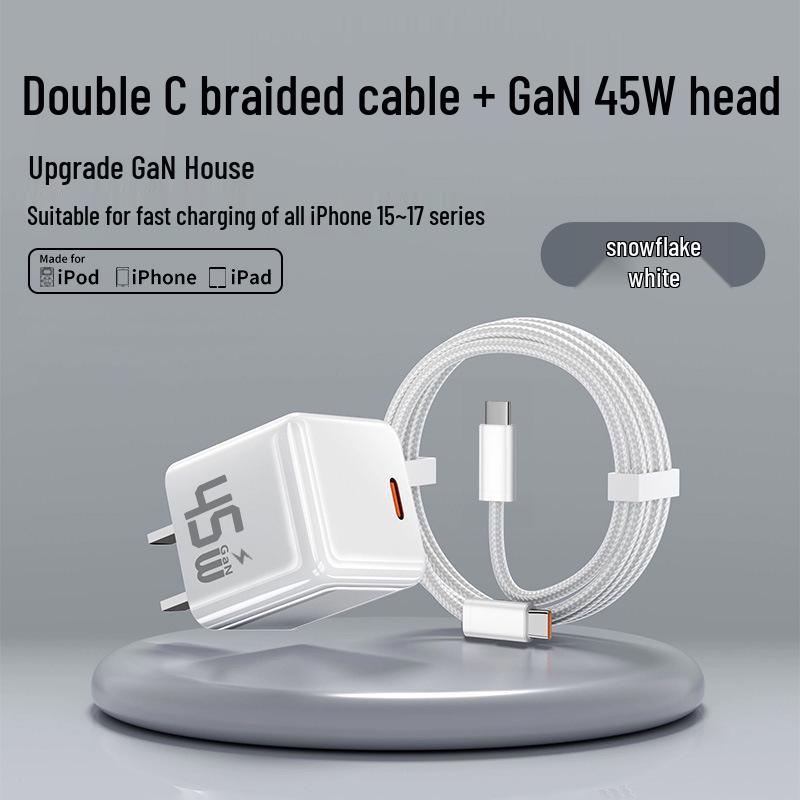 45W GaN Charger for iPhone 14 Series - Fast Charging