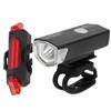Bicycle Headlights Taillights Set USB Charging Warning Intelligent Sensing Light Cycling