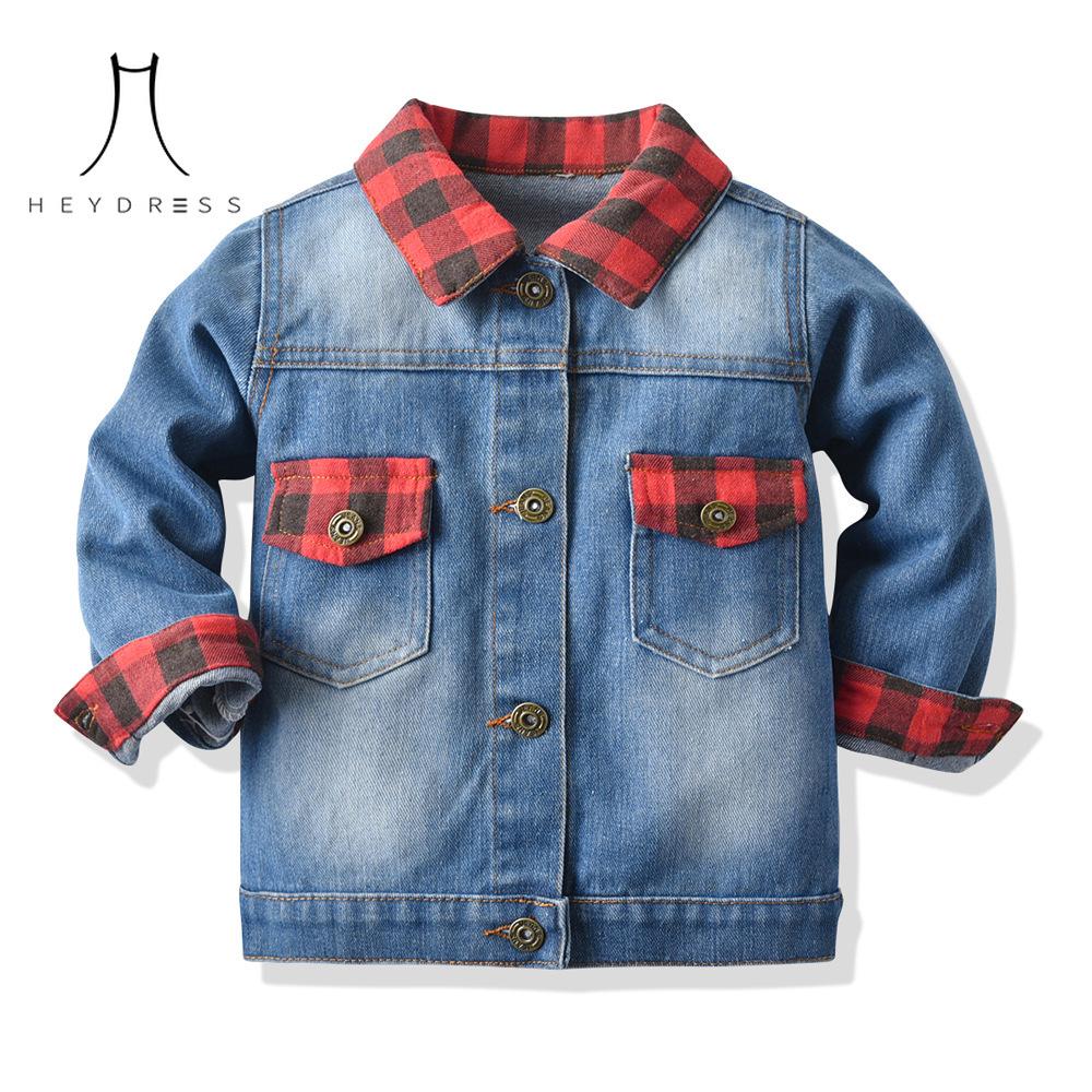 Korean-style Multi-color Tie-dye Short Denim Clothing New Children Lassel Long-sleeved Denim Jacket