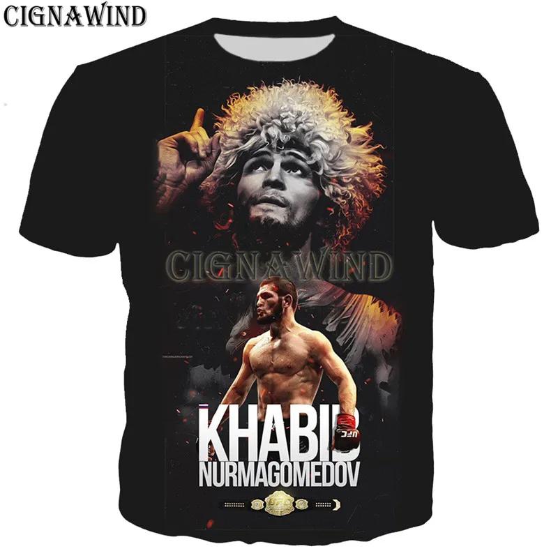 New Arrival Khabib Nurmagomedov/conor Mcgregor T Shirt Men/women 3D Print T-shirts Harajuku Style Tshirt Streetwear Tops