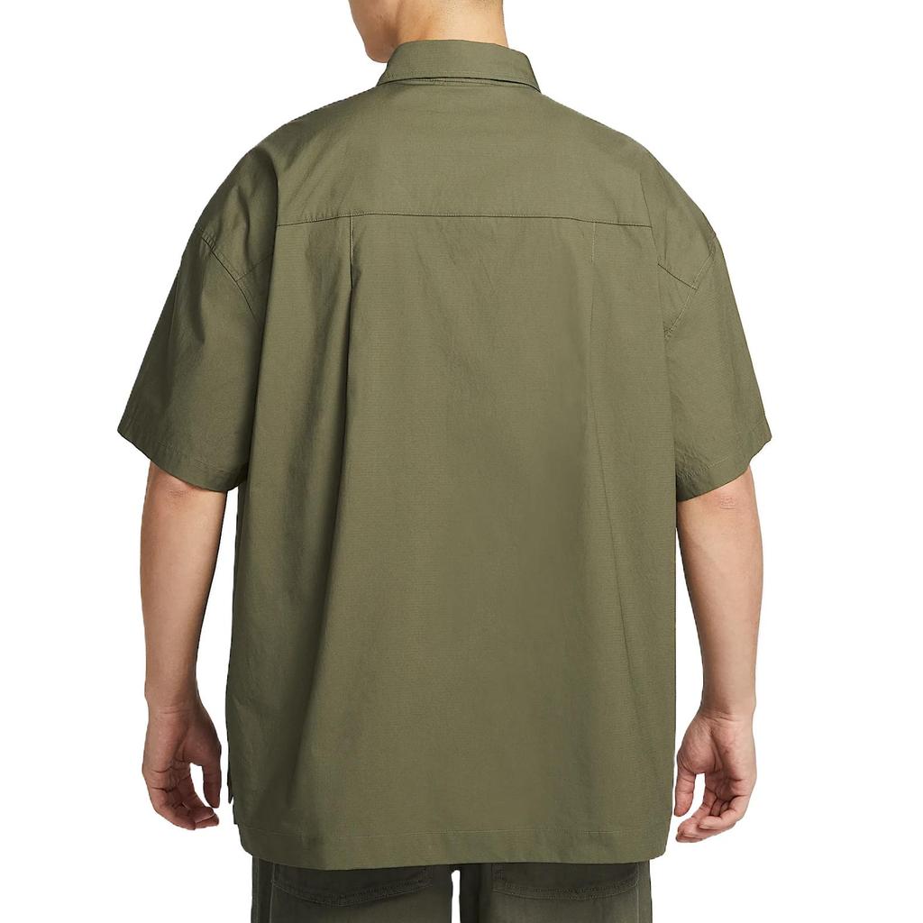 Nike Club Shirt Men's Medium Olive Green White HJ2027-222