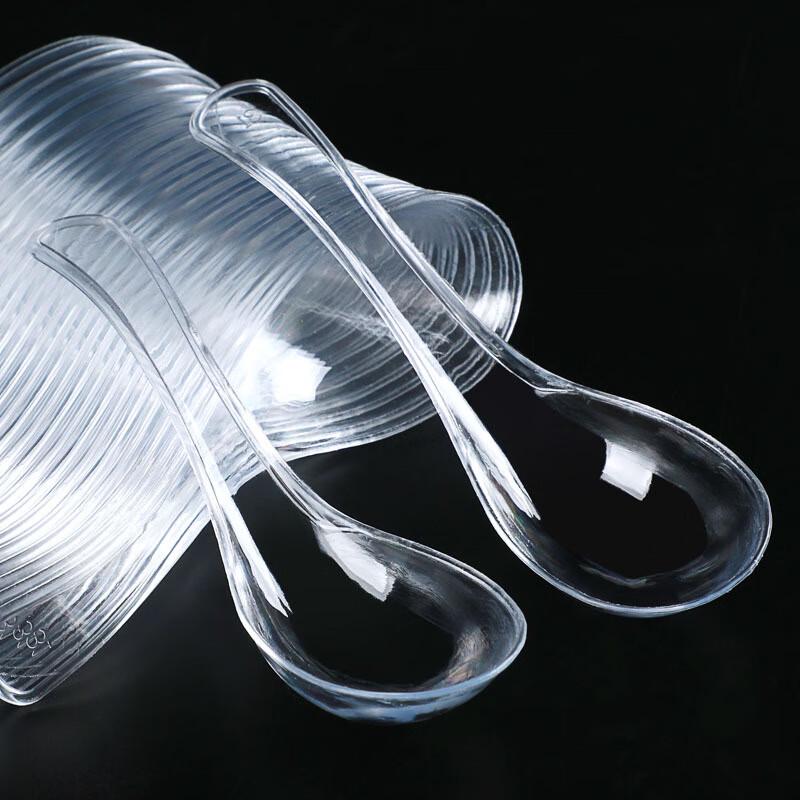 Mr. Corn Disposable Plastic Soup Spoons