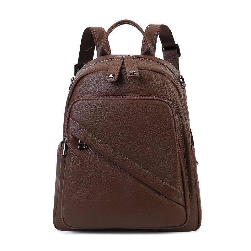 Der Rucksack ist modisch, hochwertig, von hoher Qualität, eine Pendlertasche aus Rindsleder mit großem Fassungsvermögen und ein Rucksack aus echtem Leder.