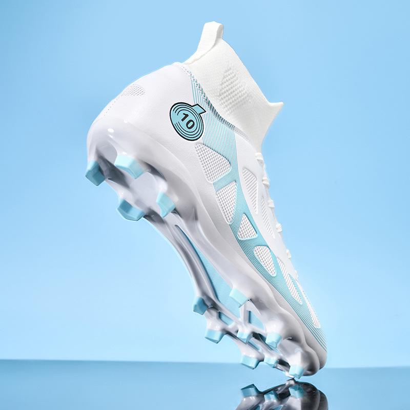 

SHEIN Bestseller Men s High-Top Football Shoes with Long Turf Spikes 38